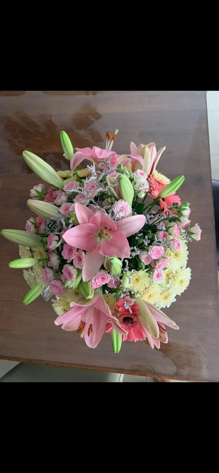 A floral arrangement by Blooming Marvellous