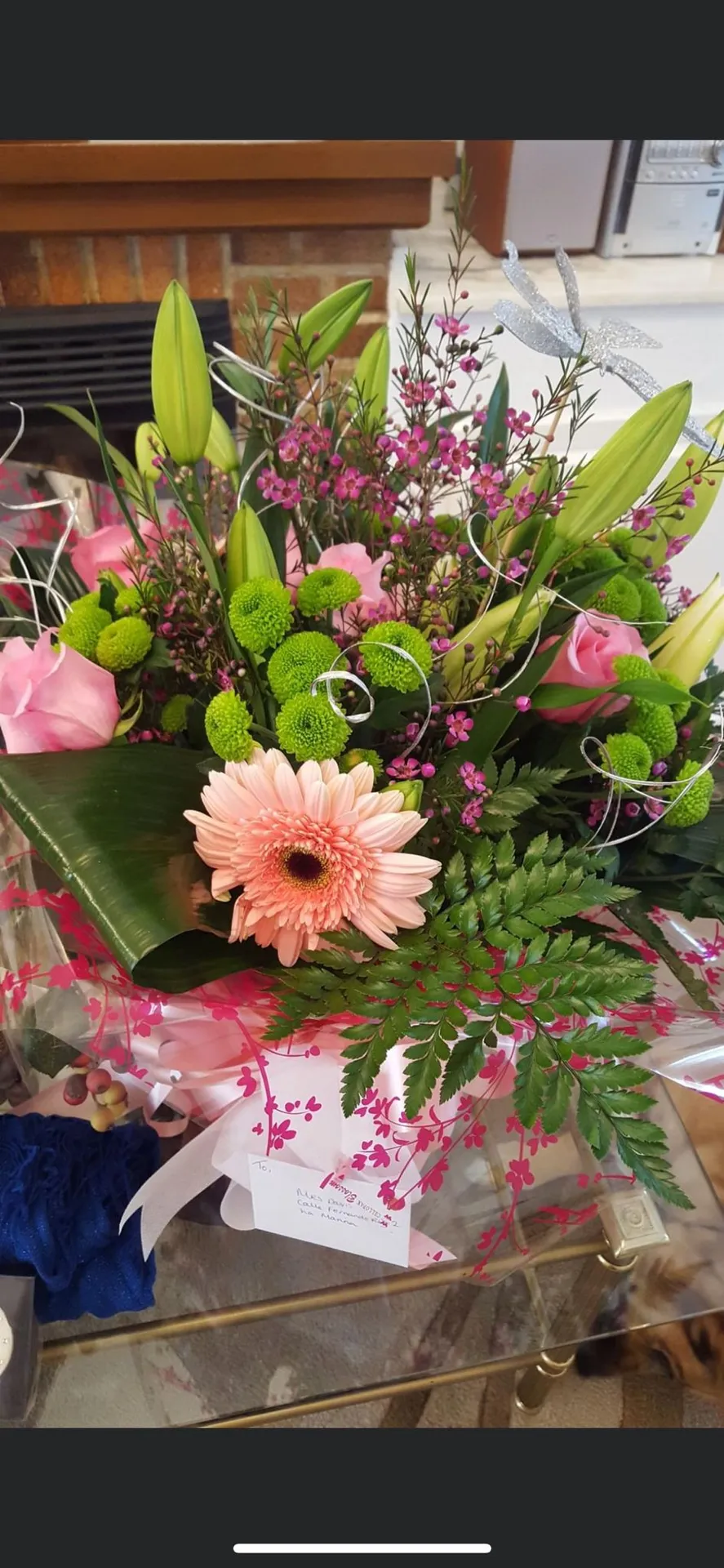 A floral arrangement by Blooming Marvellous