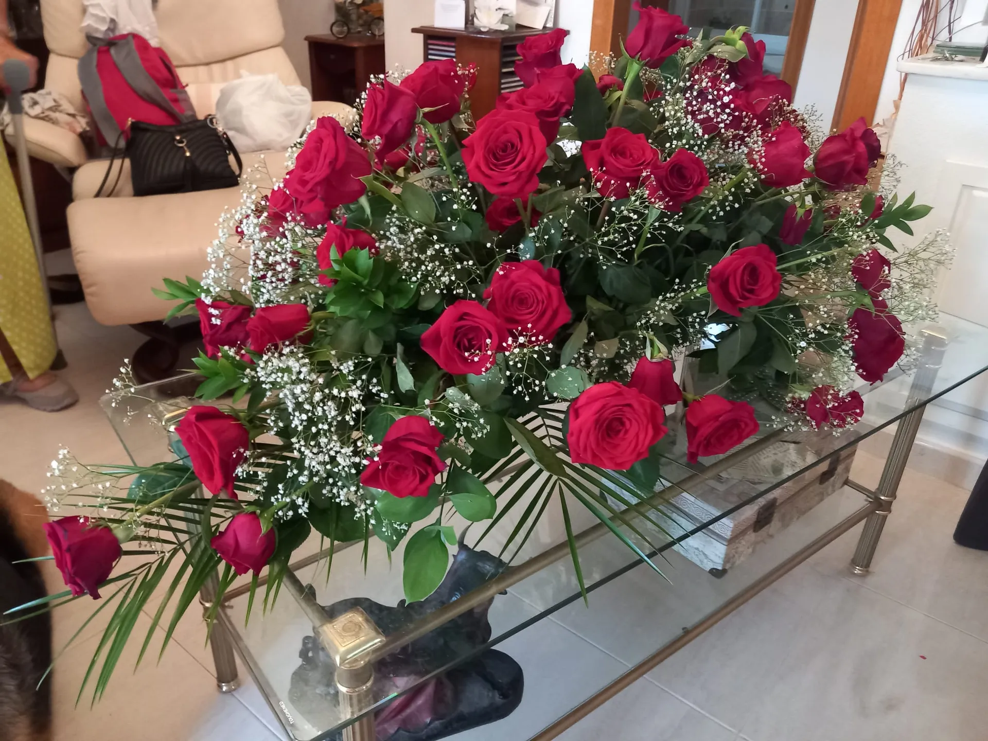 A floral arrangement by Blooming Marvellous