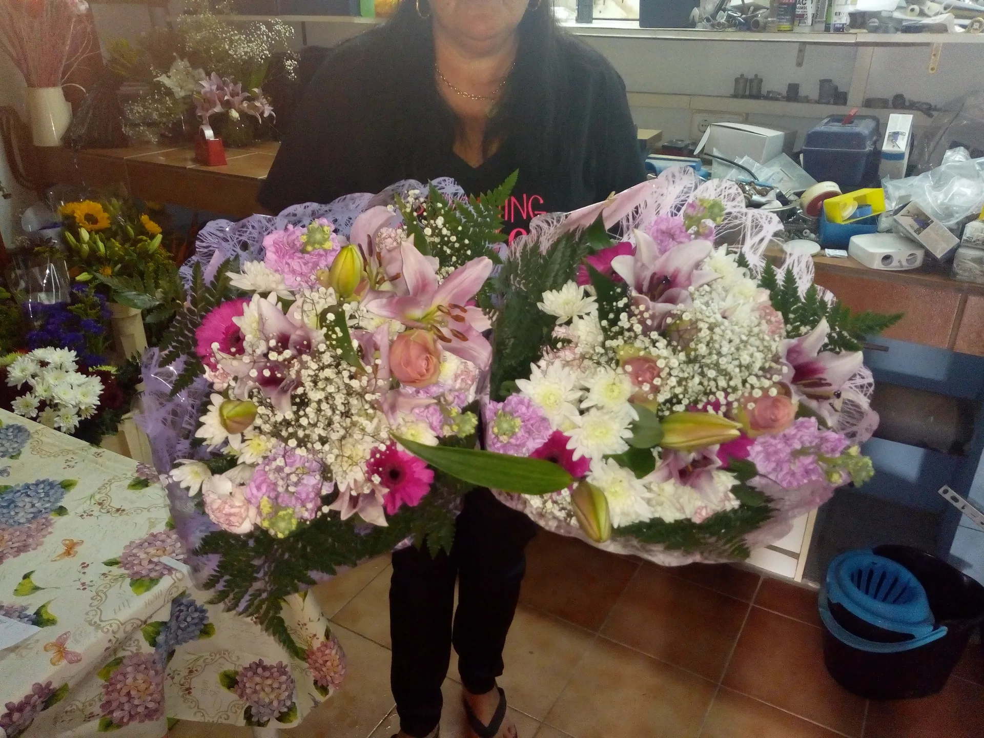 A floral arrangement by Blooming Marvellous