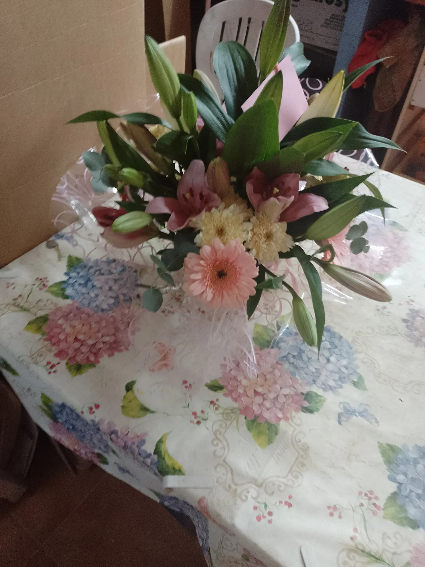 A floral arrangement by Blooming Marvellous
