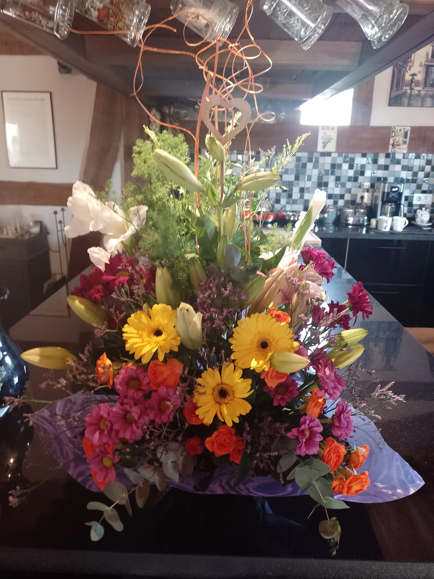 A floral arrangement by Blooming Marvellous