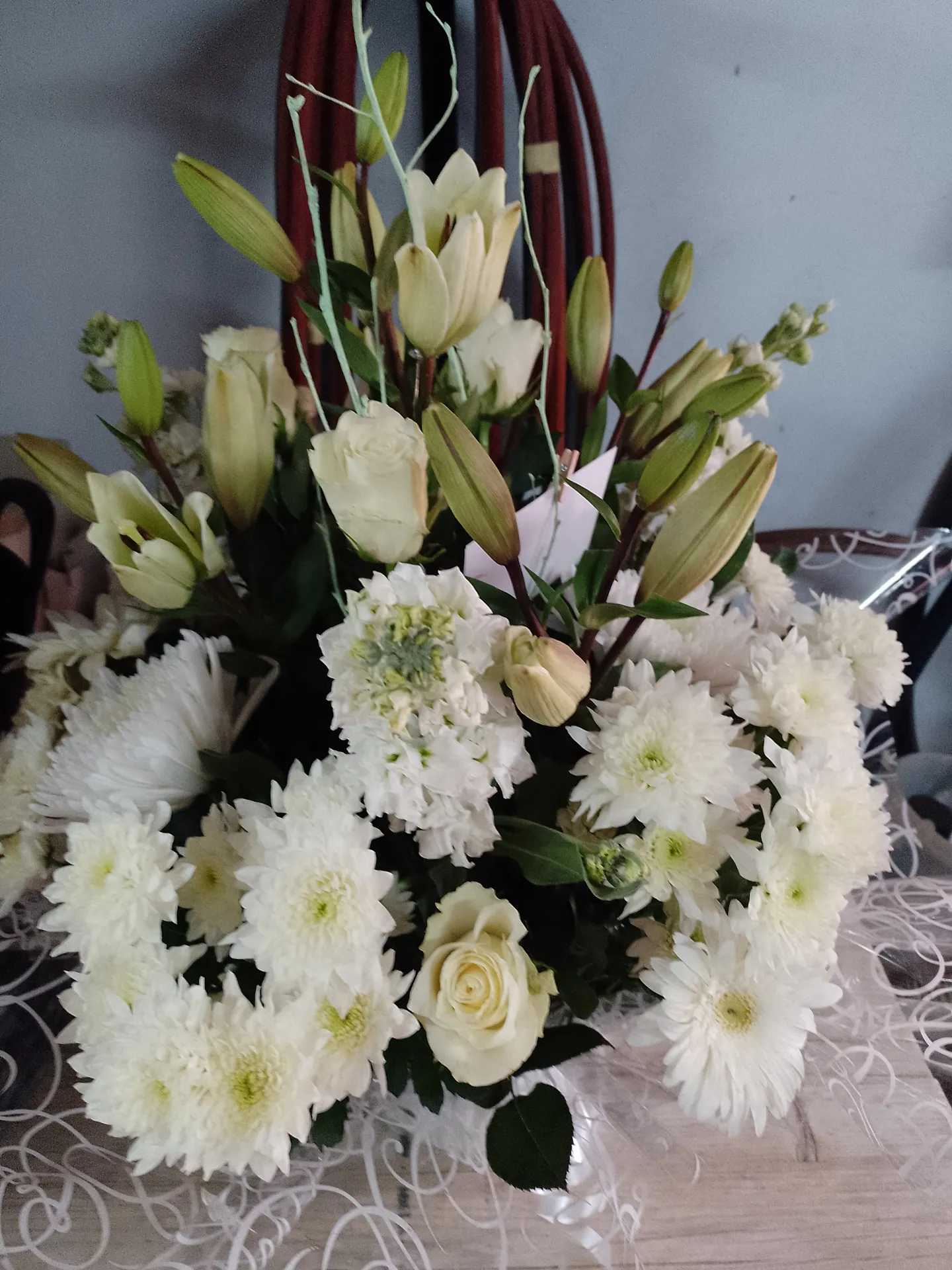 A floral arrangement by Blooming Marvellous