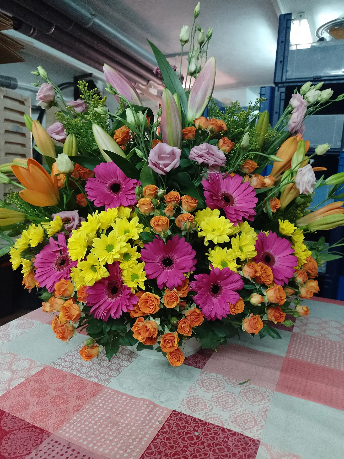 A floral arrangement by Blooming Marvellous