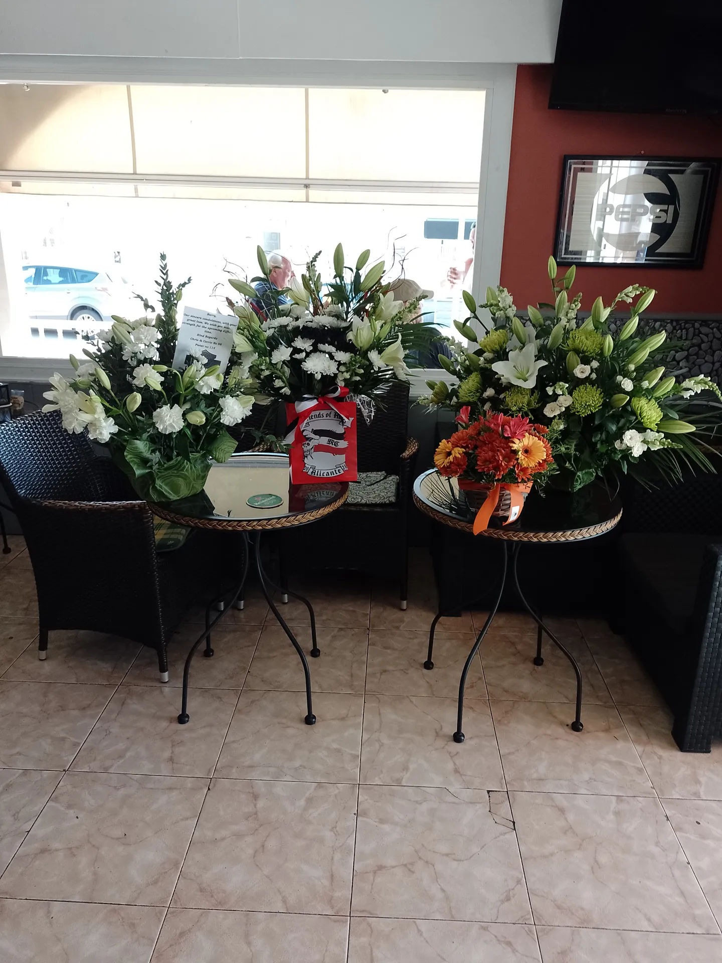 A floral arrangement by Blooming Marvellous