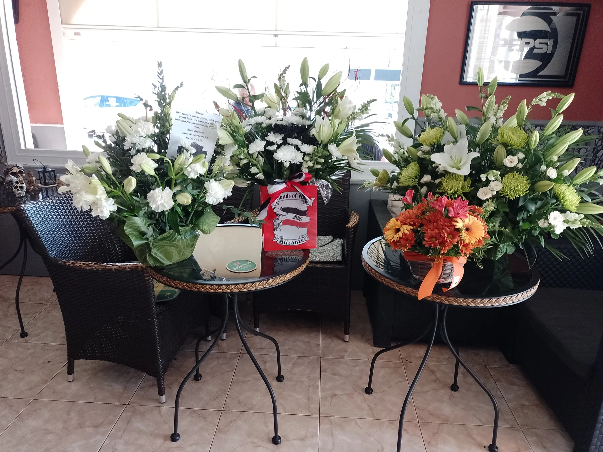A floral arrangement by Blooming Marvellous