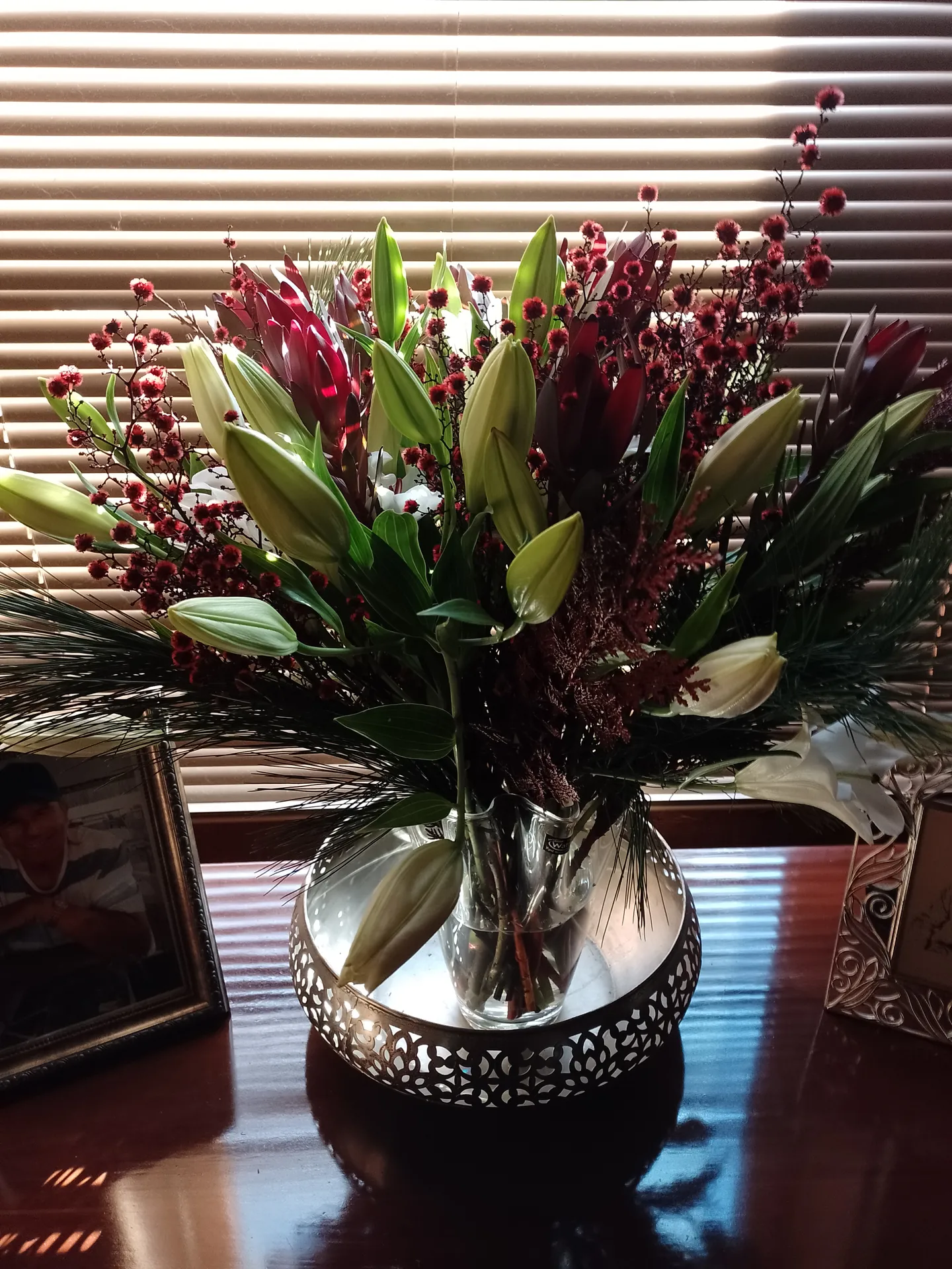 A floral arrangement by Blooming Marvellous
