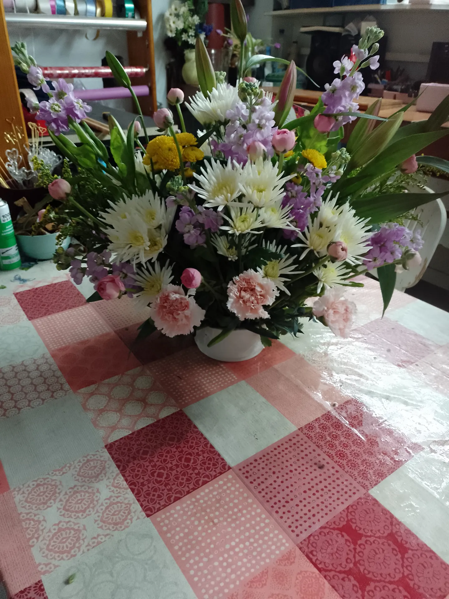 A floral arrangement by Blooming Marvellous