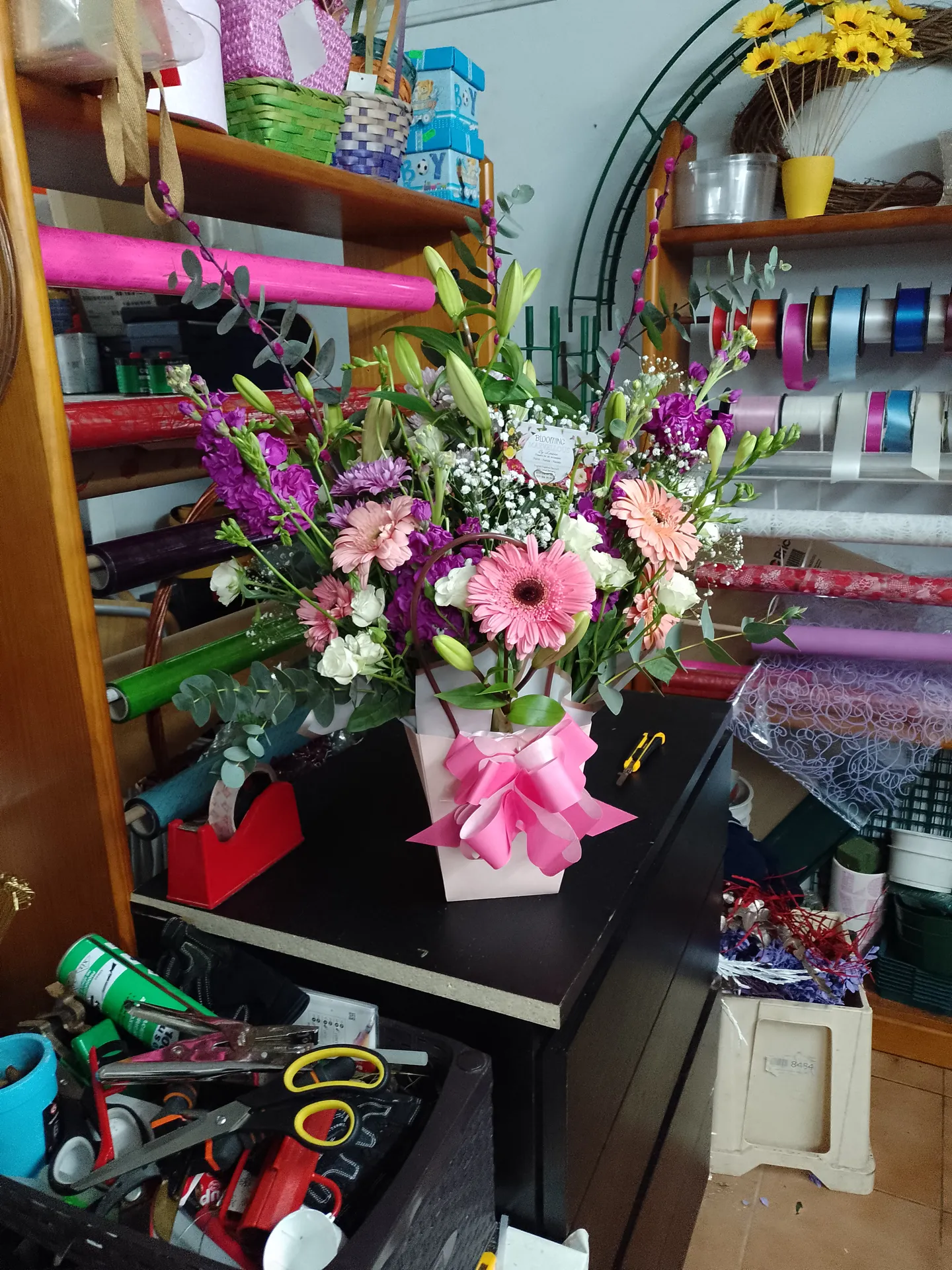 A floral arrangement by Blooming Marvellous