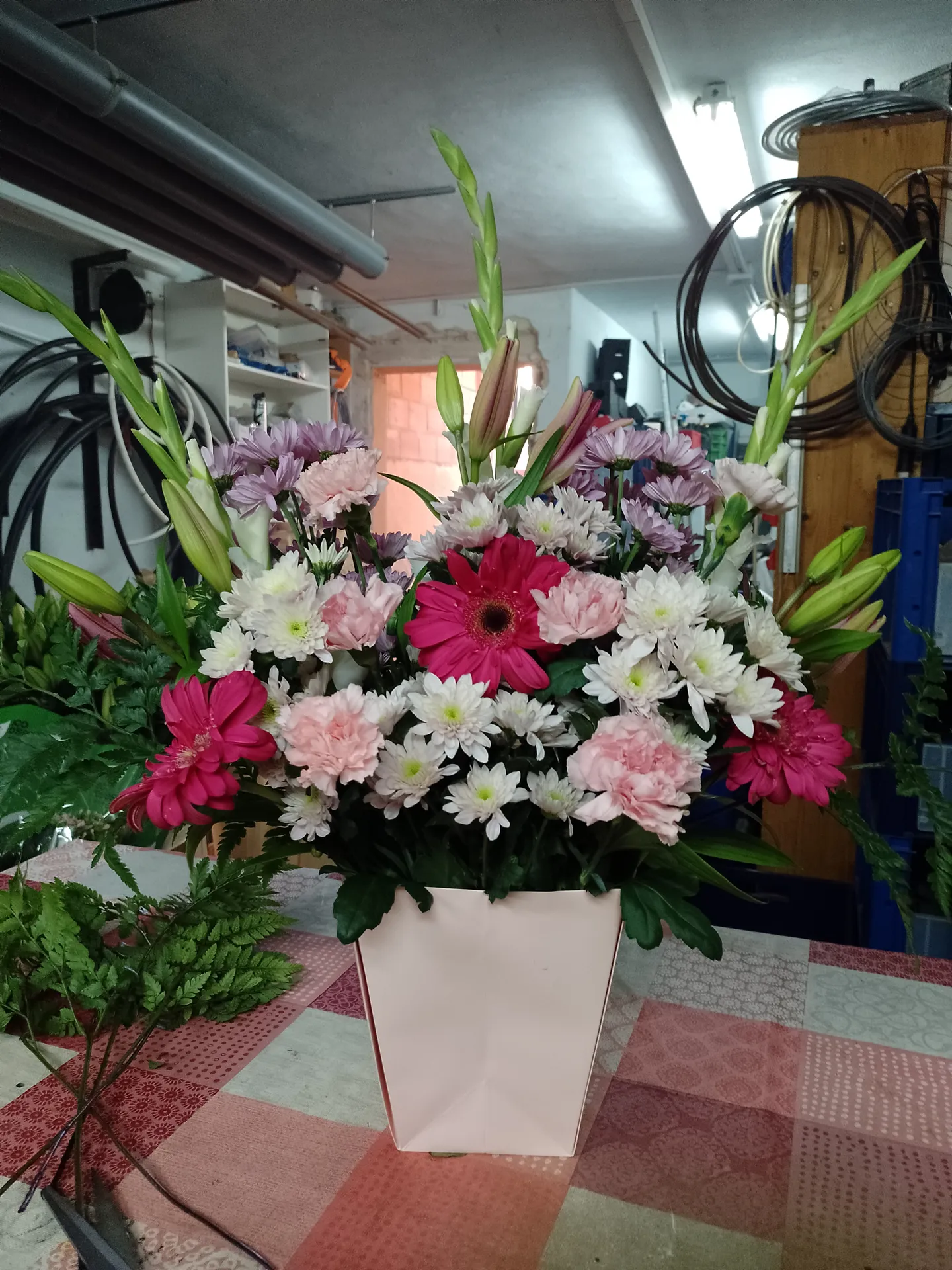 A floral arrangement by Blooming Marvellous