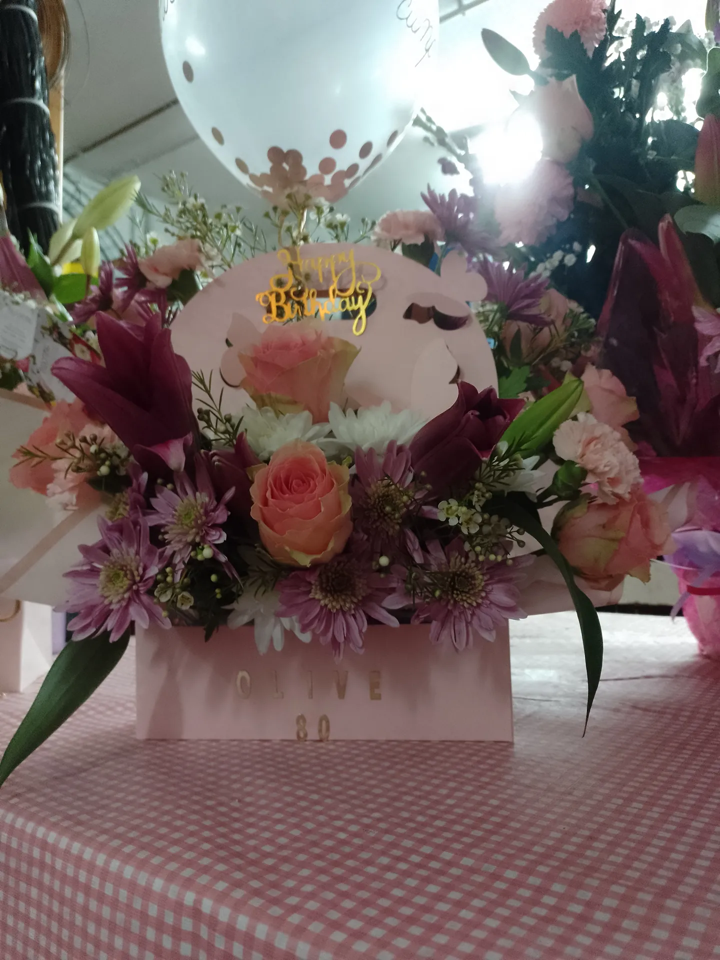 A floral arrangement by Blooming Marvellous