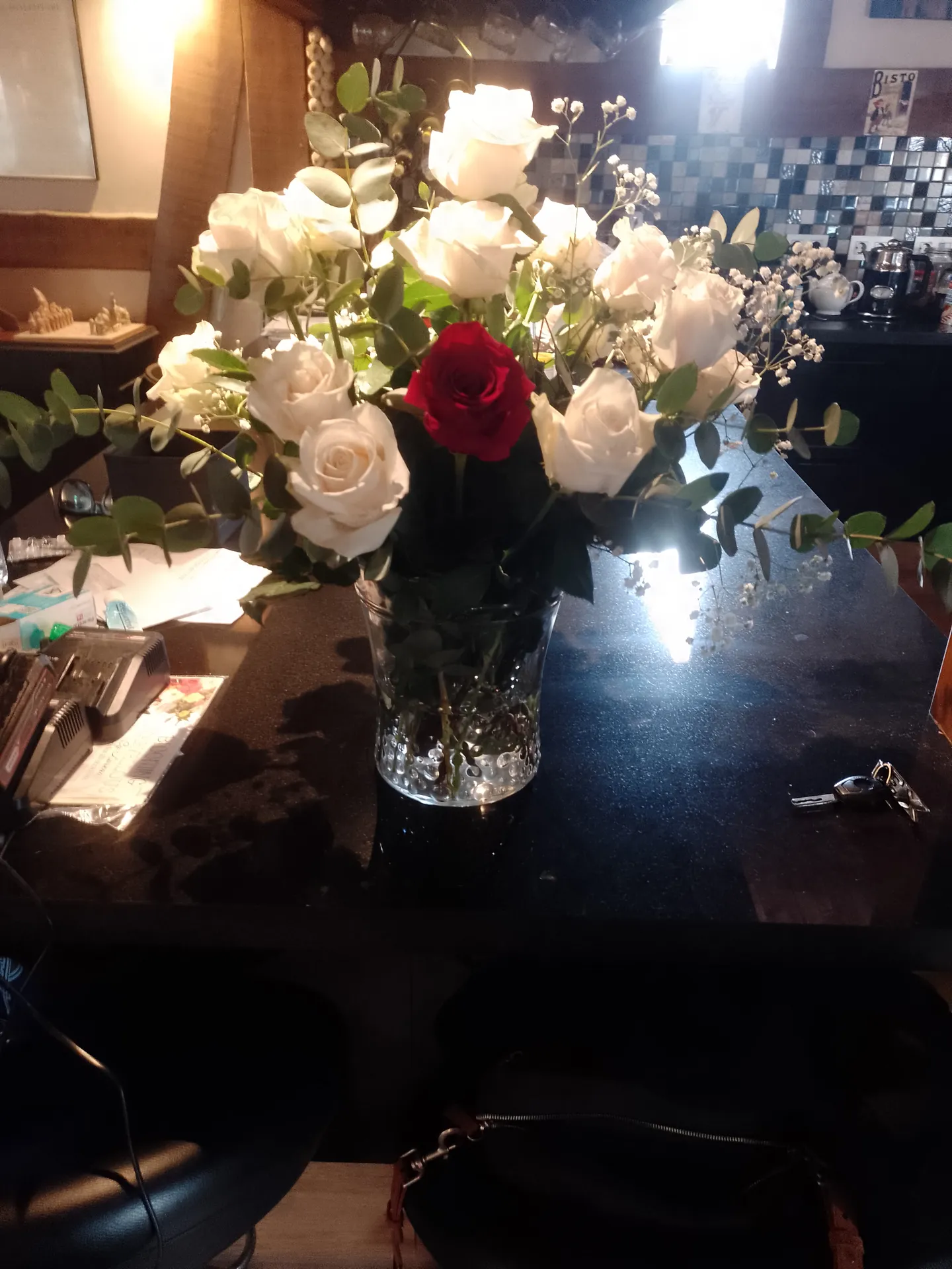 A floral arrangement by Blooming Marvellous