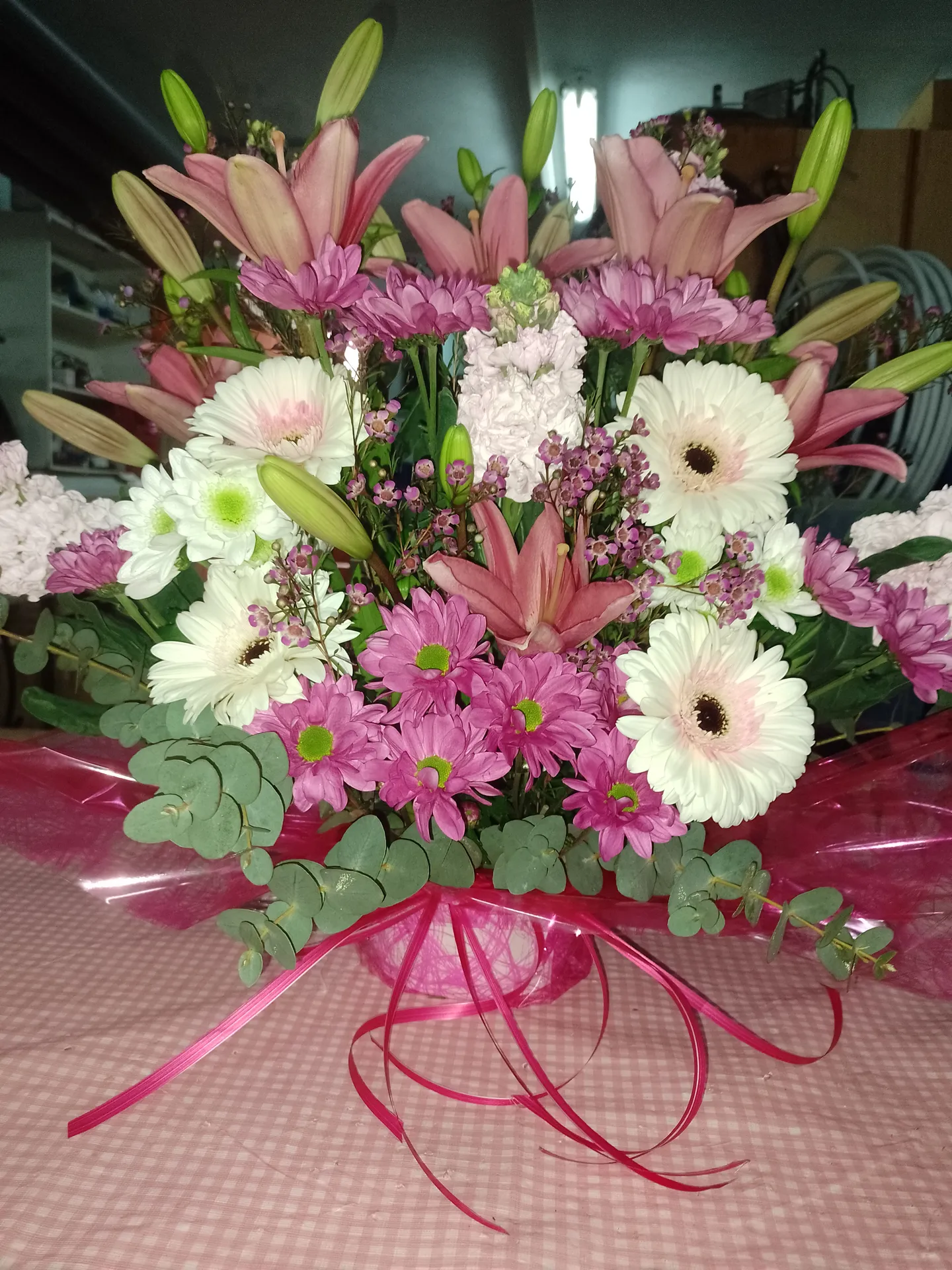 A floral arrangement by Blooming Marvellous