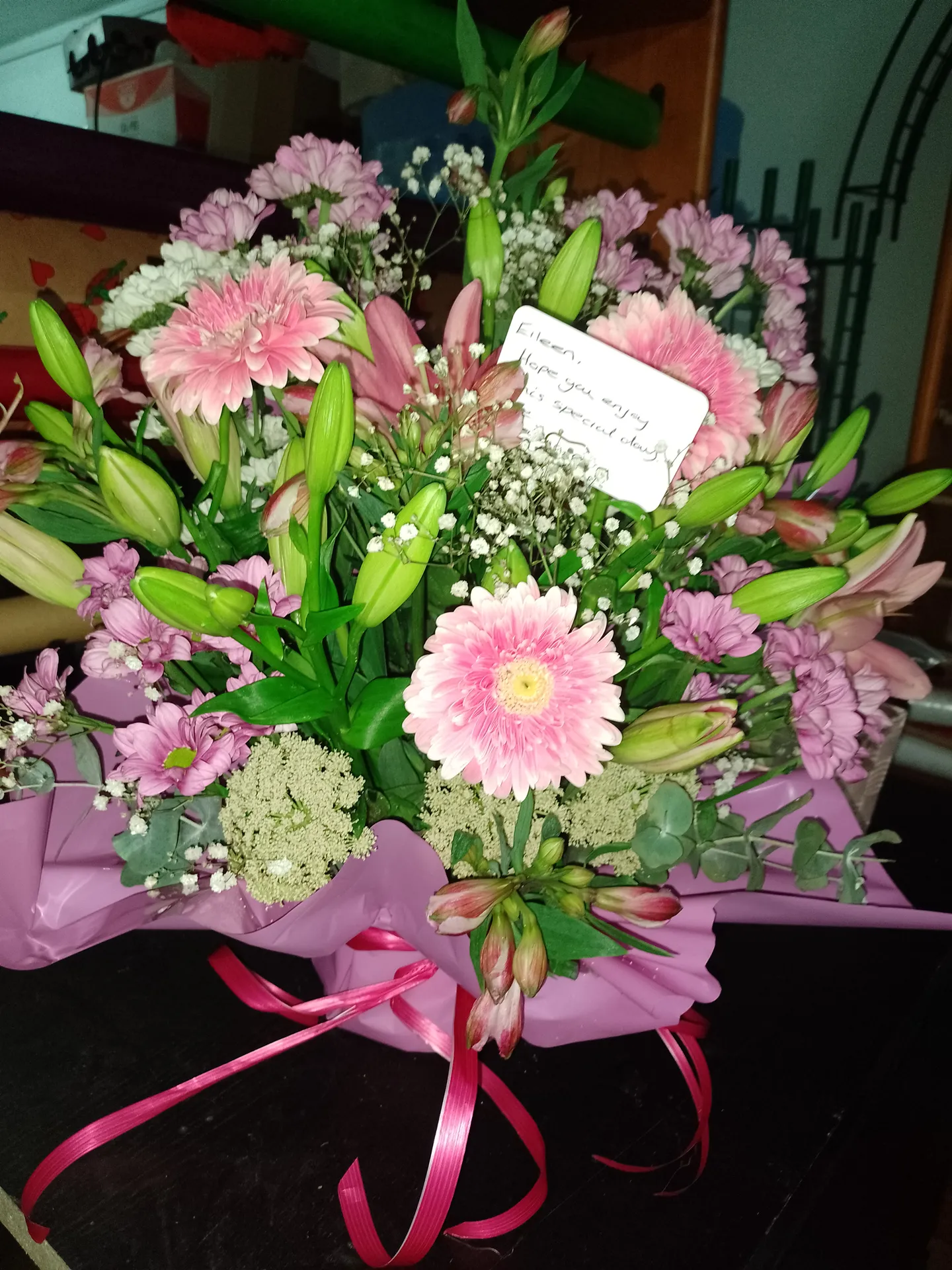 A floral arrangement by Blooming Marvellous