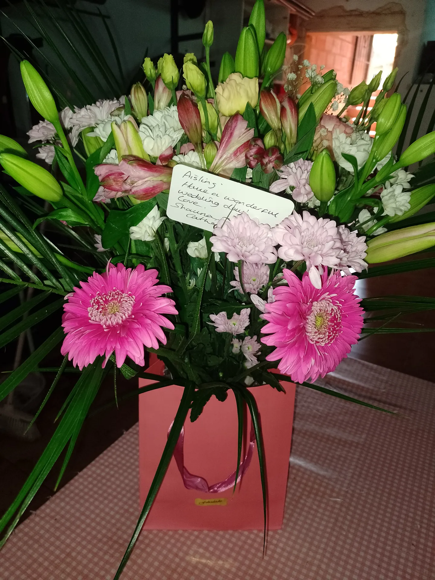 A floral arrangement by Blooming Marvellous