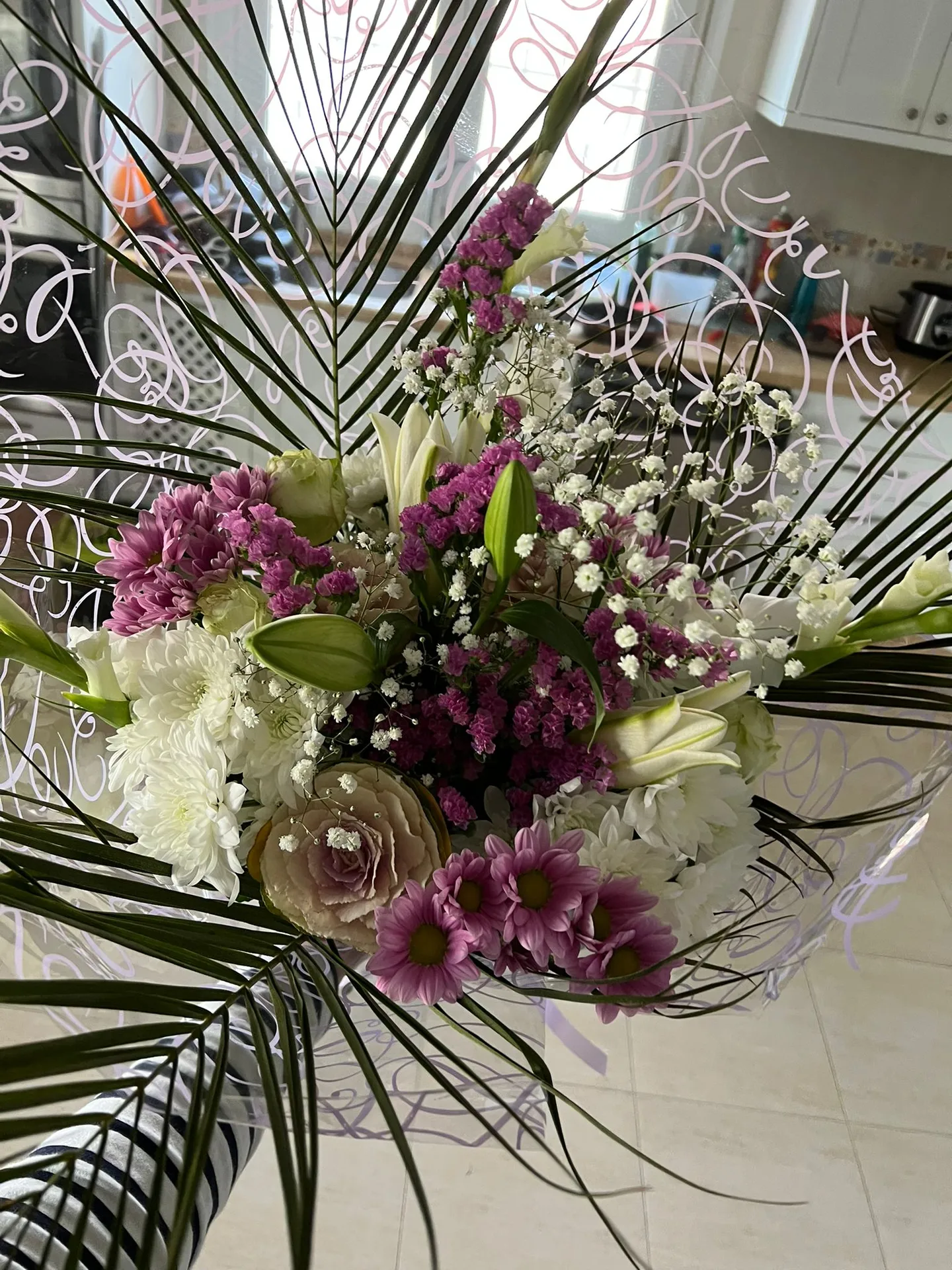 A hand-tied bouquet by Blooming Marvellous