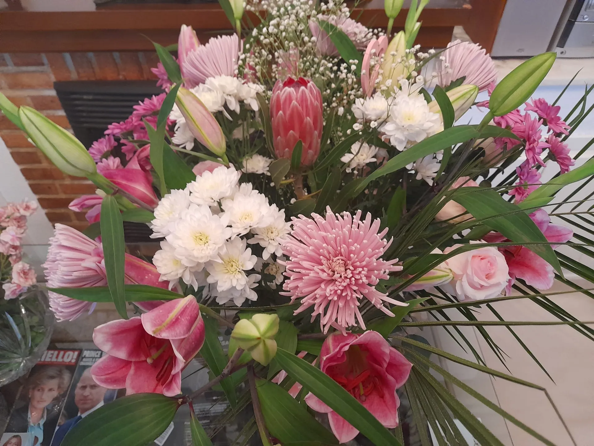 A hand-tied bouquet by Blooming Marvellous