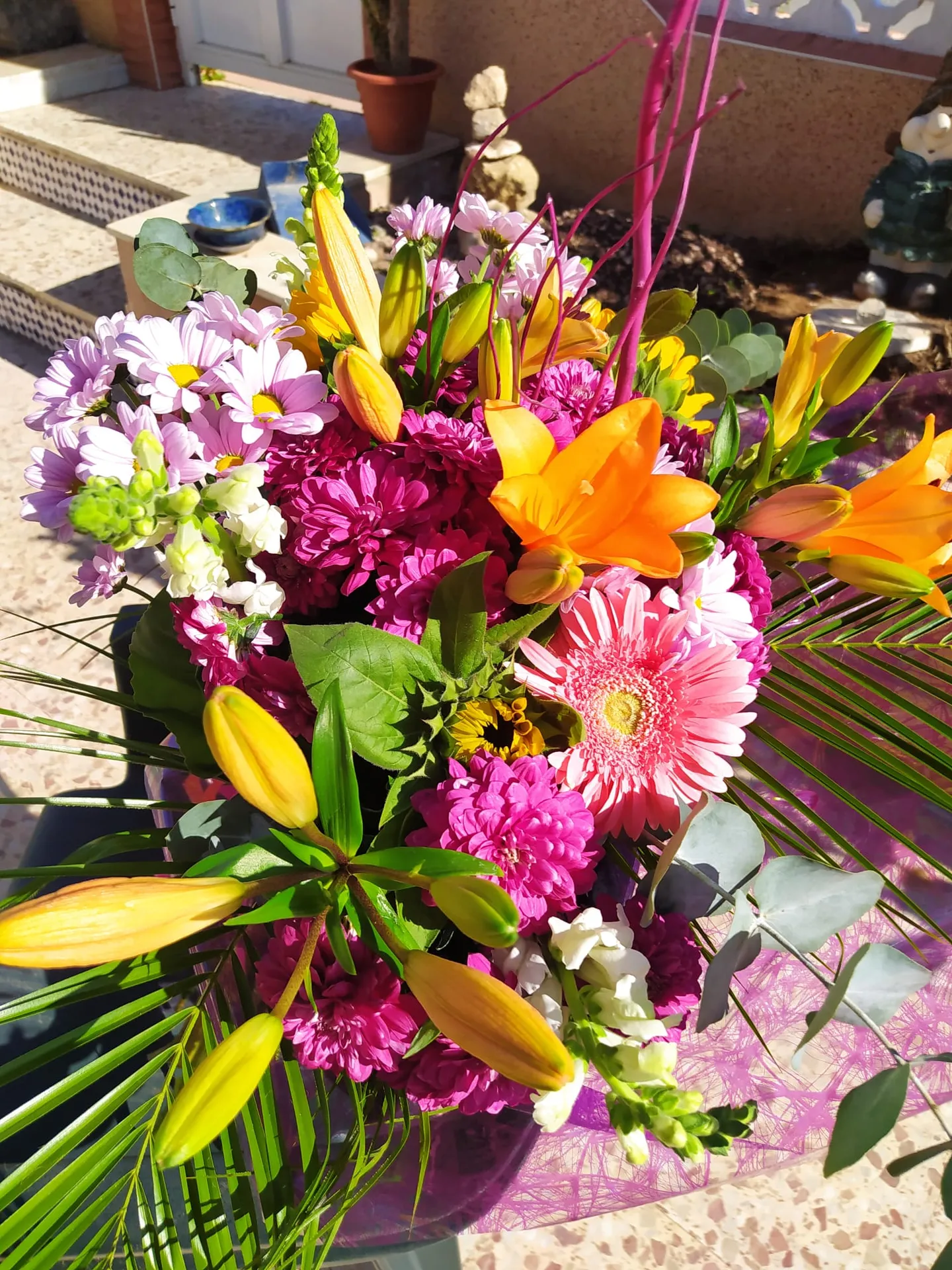 A hand-tied bouquet by Blooming Marvellous