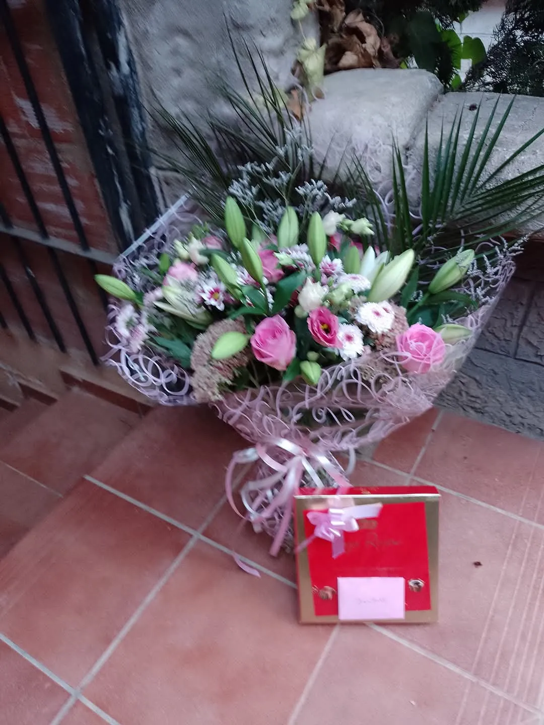 A hand-tied bouquet by Blooming Marvellous