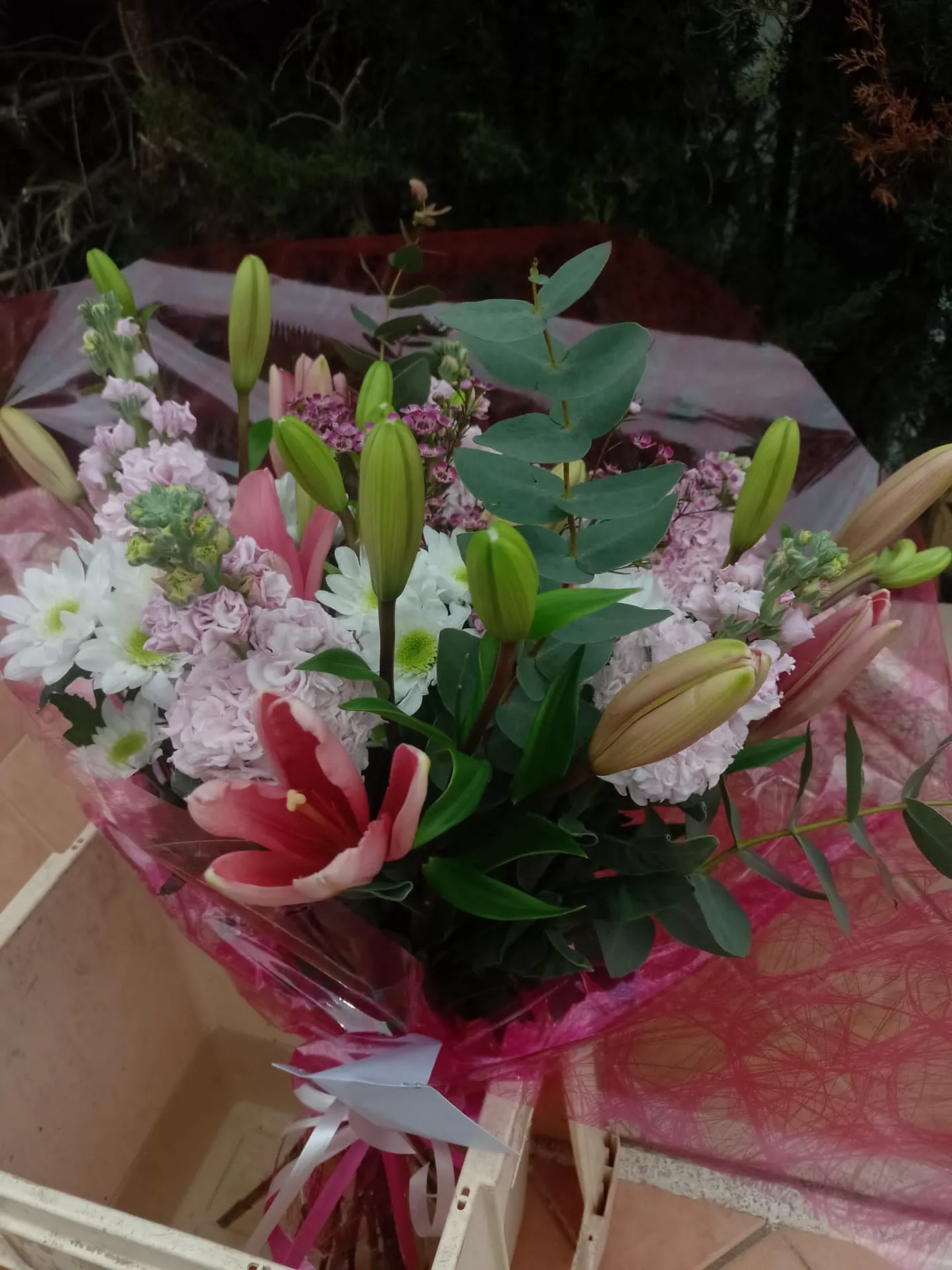 A hand-tied bouquet by Blooming Marvellous