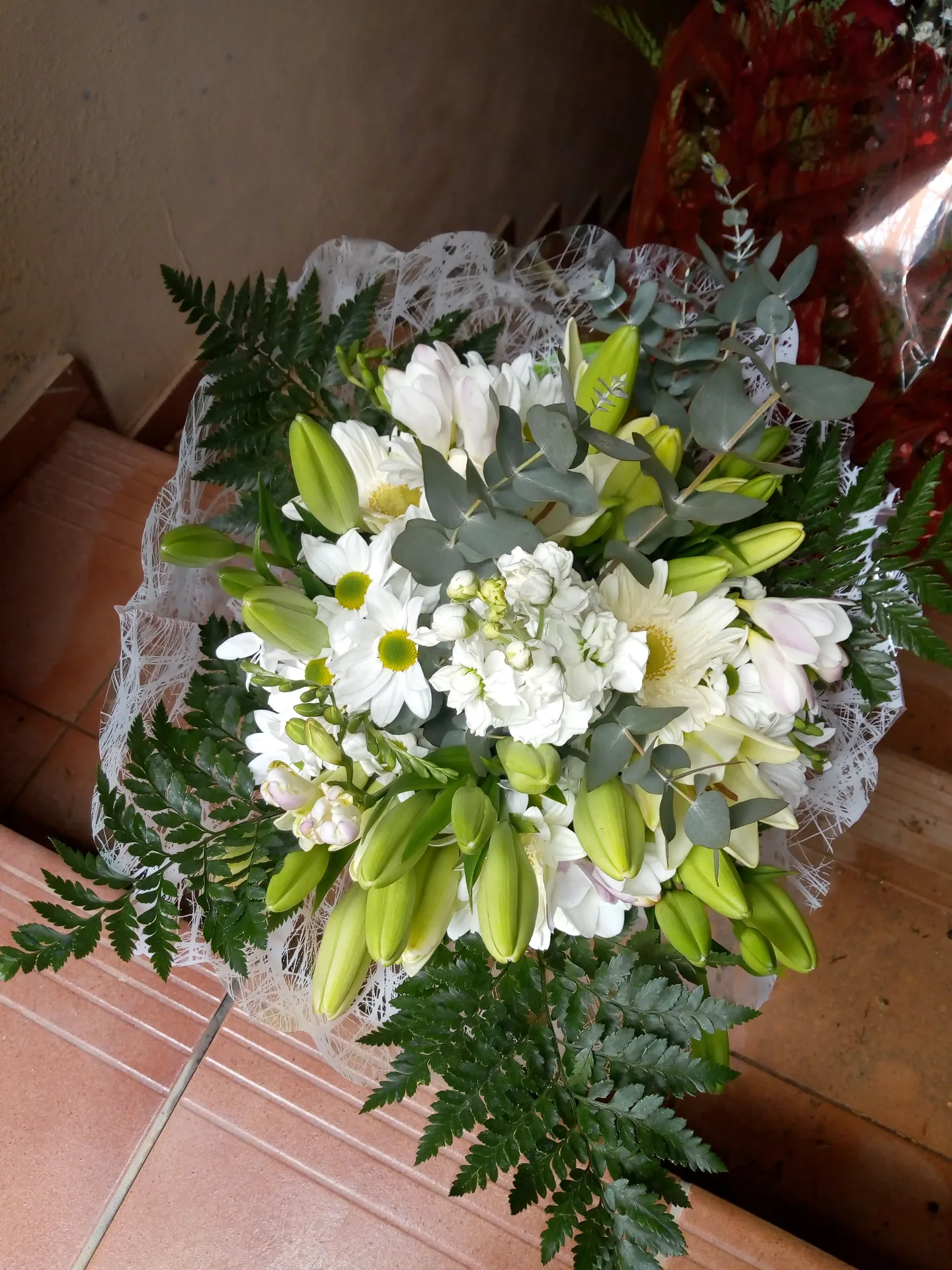A hand-tied bouquet by Blooming Marvellous
