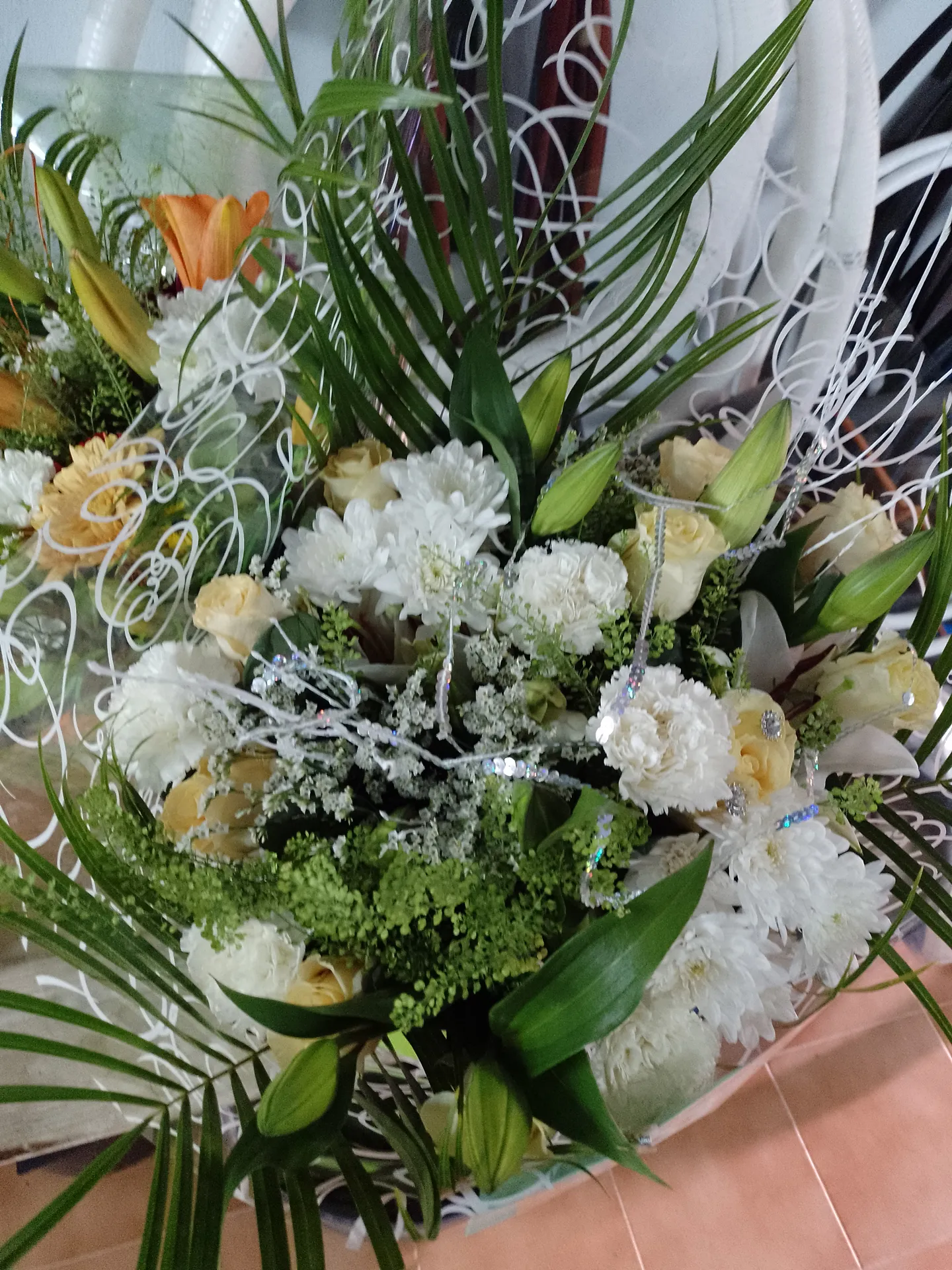 A hand-tied bouquet by Blooming Marvellous