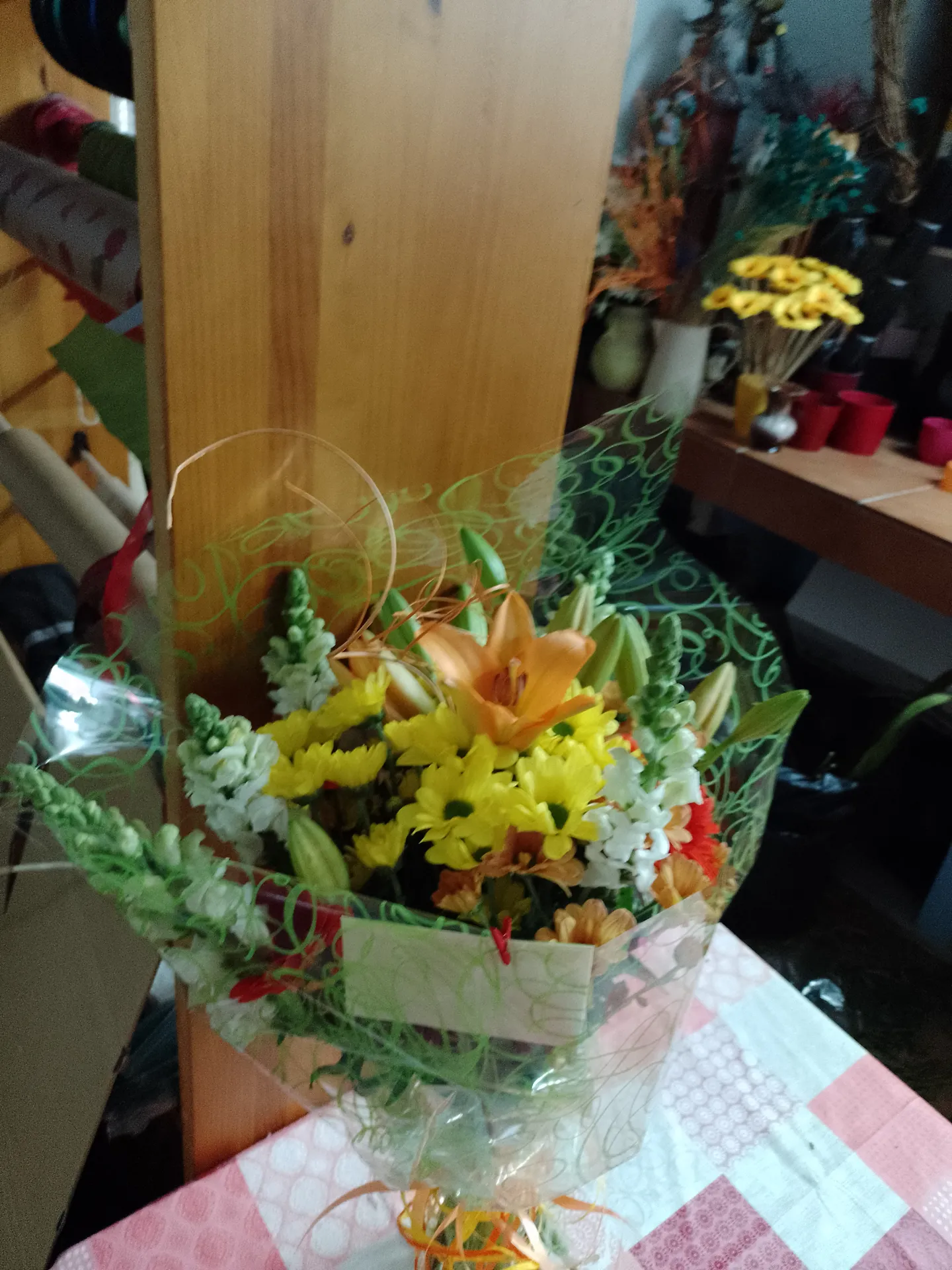 A hand-tied bouquet by Blooming Marvellous