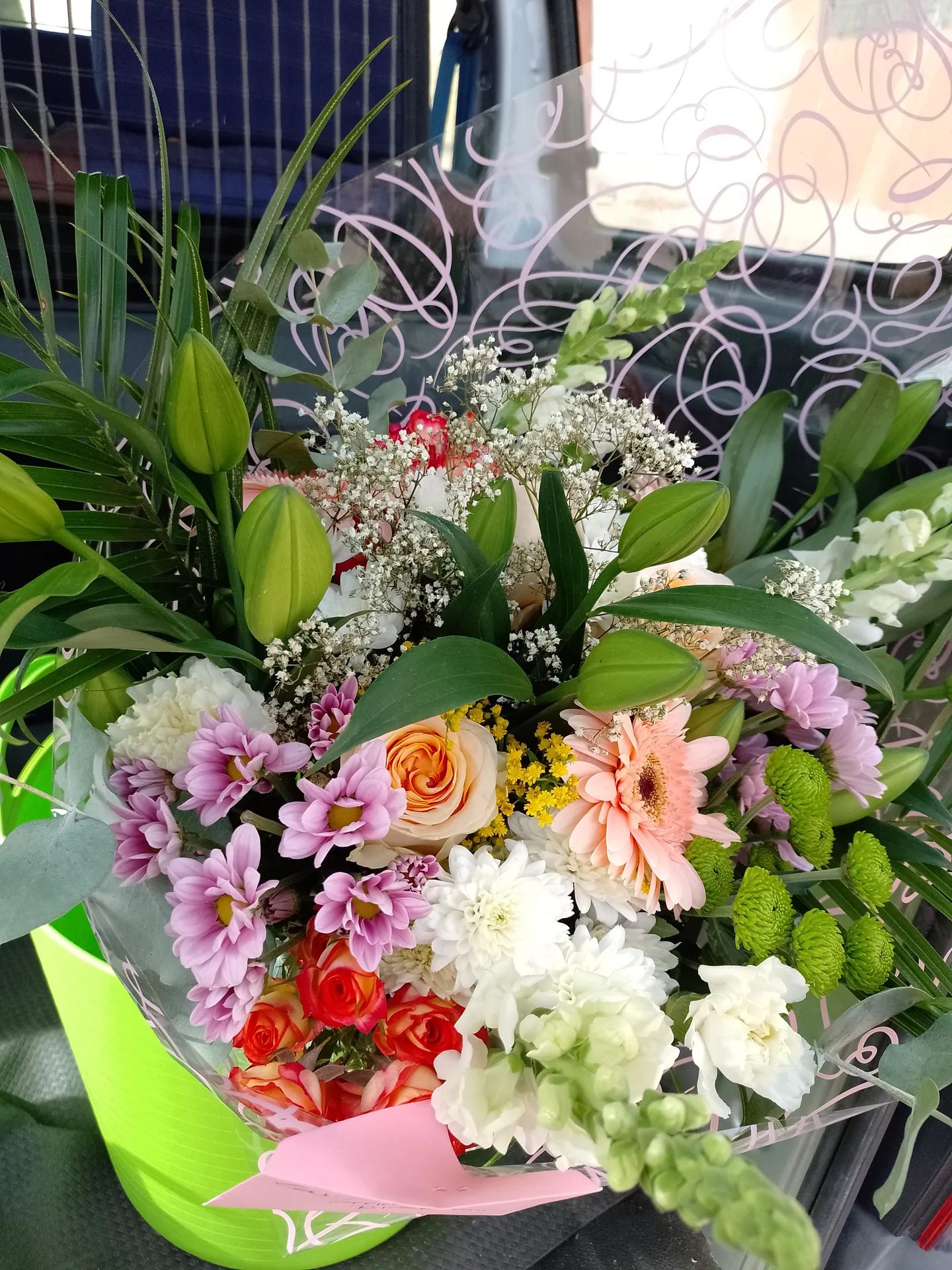 A hand-tied bouquet by Blooming Marvellous