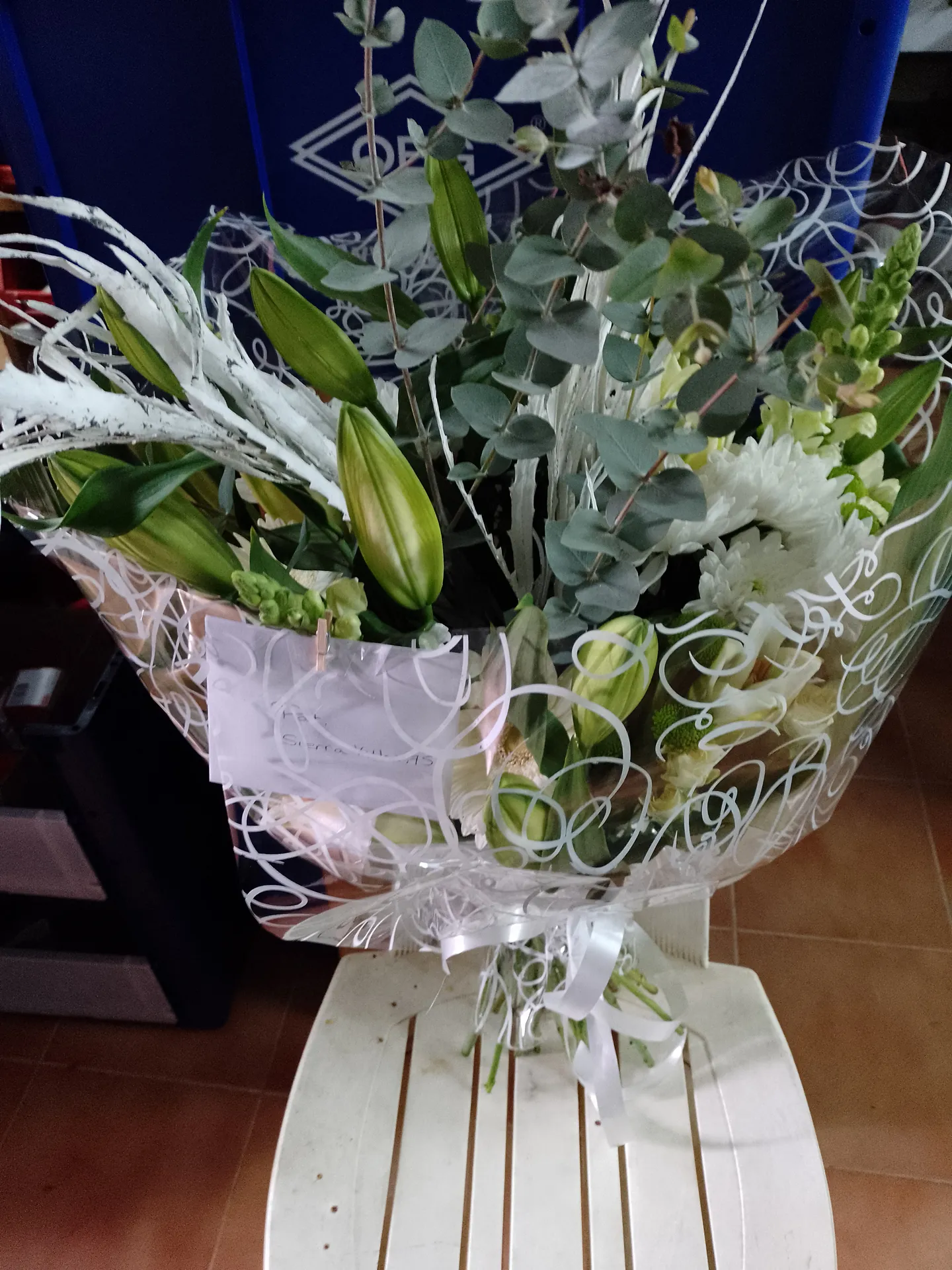 A hand-tied bouquet by Blooming Marvellous