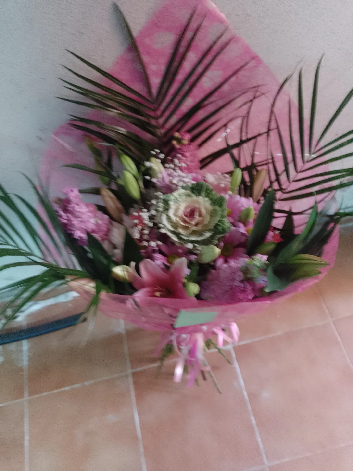 A hand-tied bouquet by Blooming Marvellous