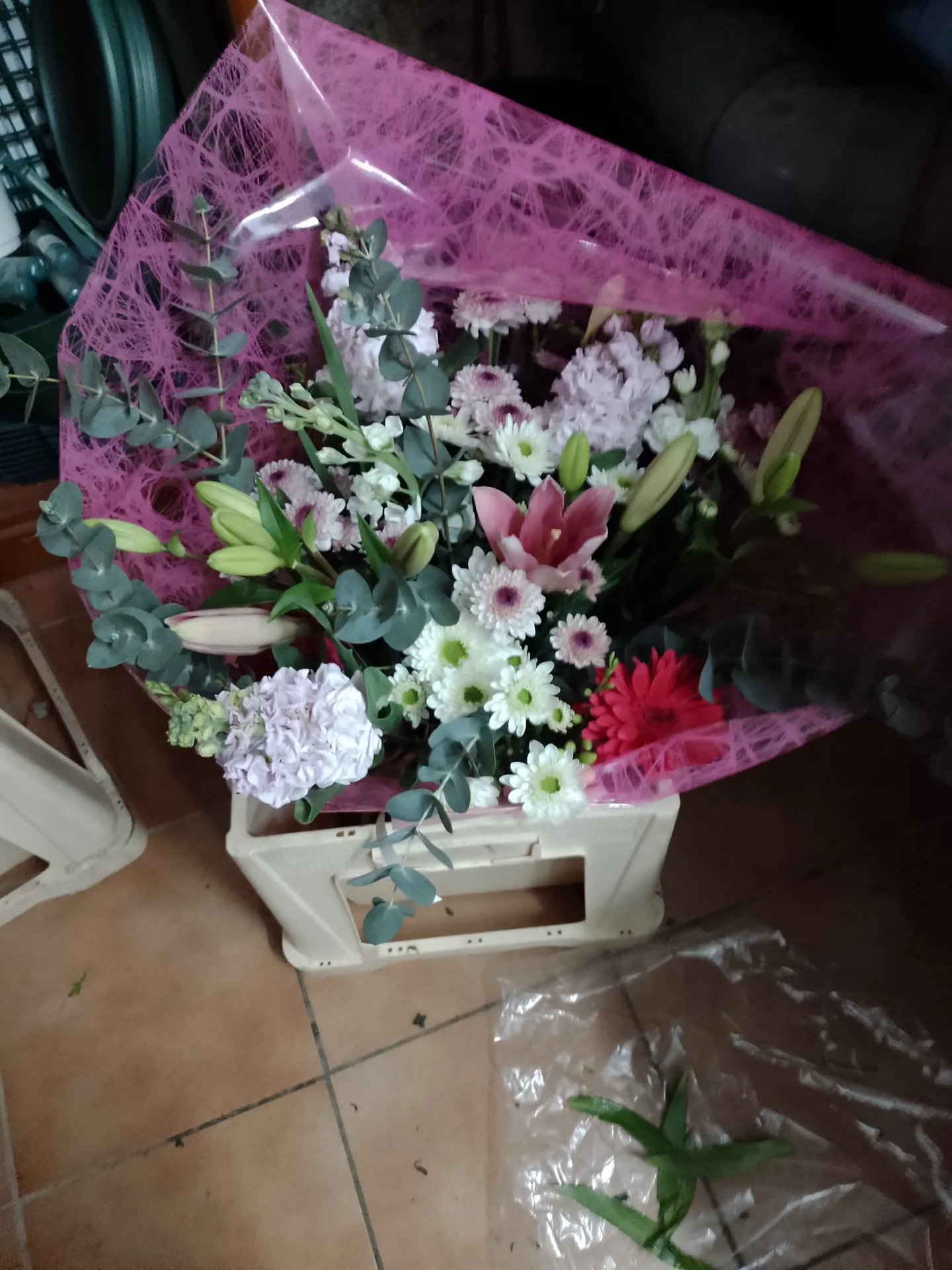 A hand-tied bouquet by Blooming Marvellous