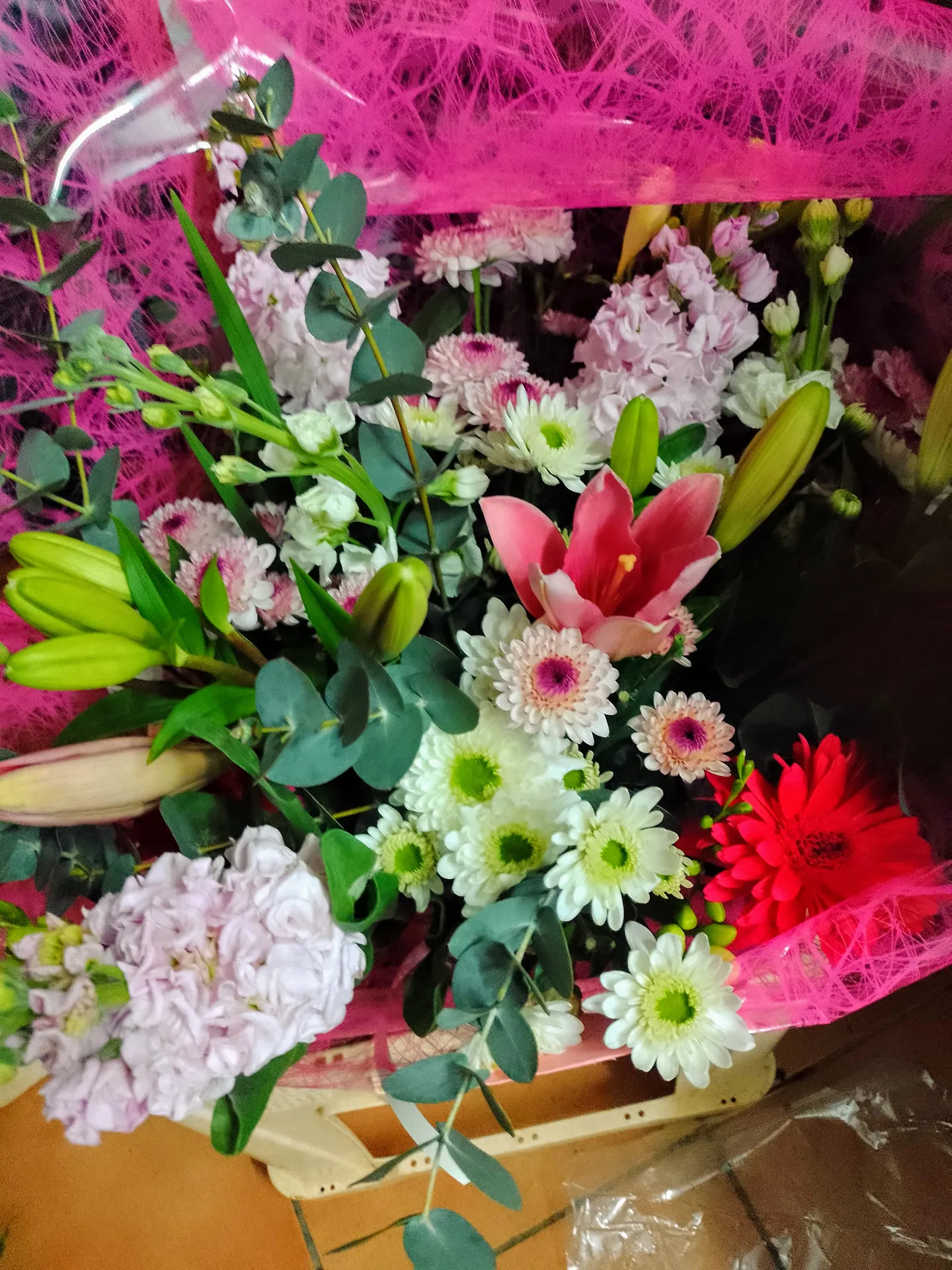 A hand-tied bouquet by Blooming Marvellous