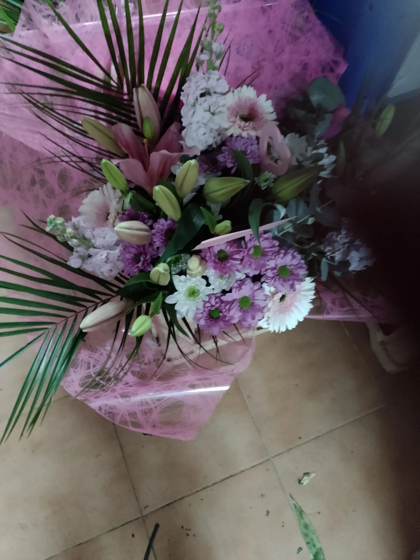 A hand-tied bouquet by Blooming Marvellous