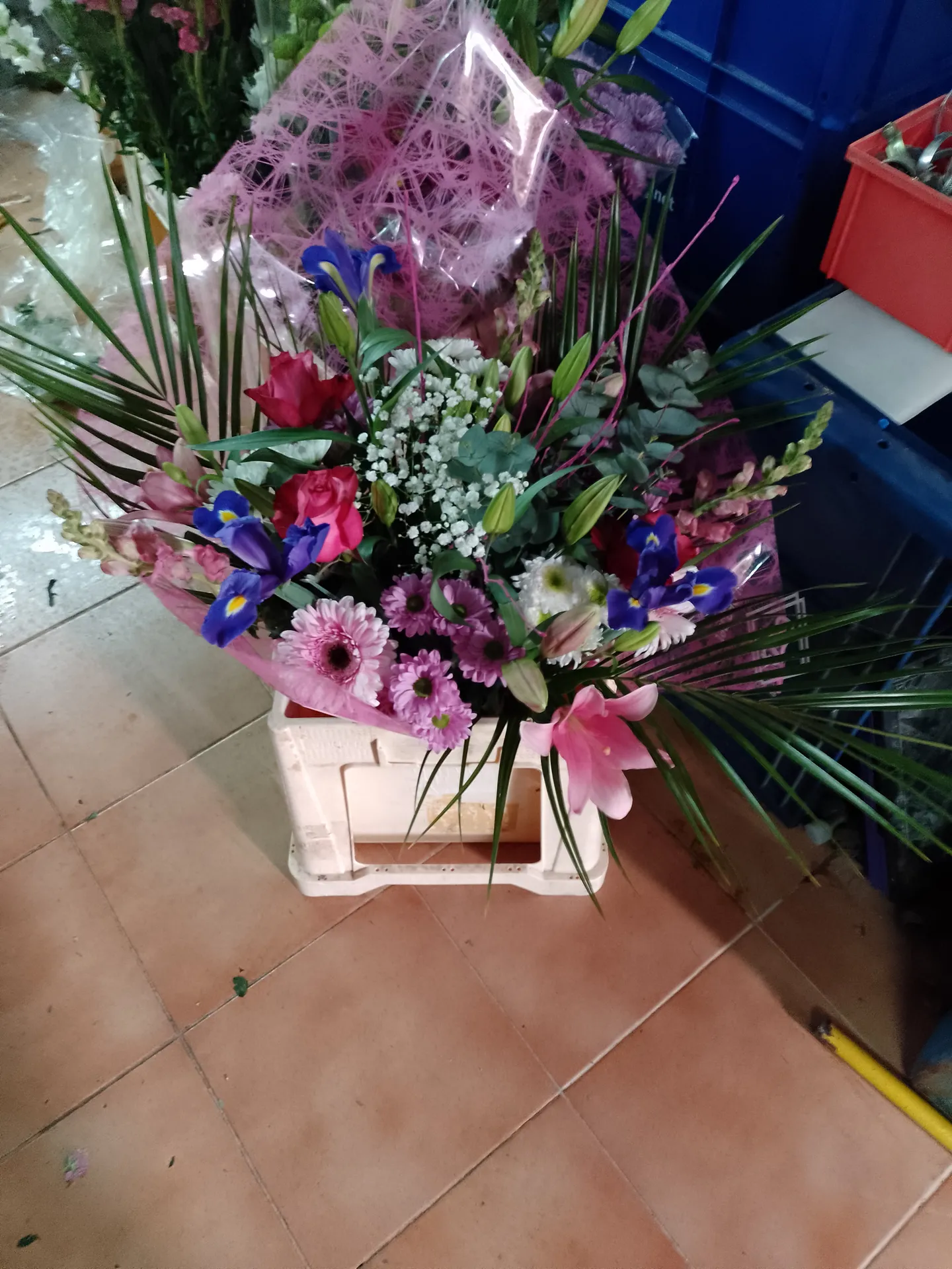 A hand-tied bouquet by Blooming Marvellous