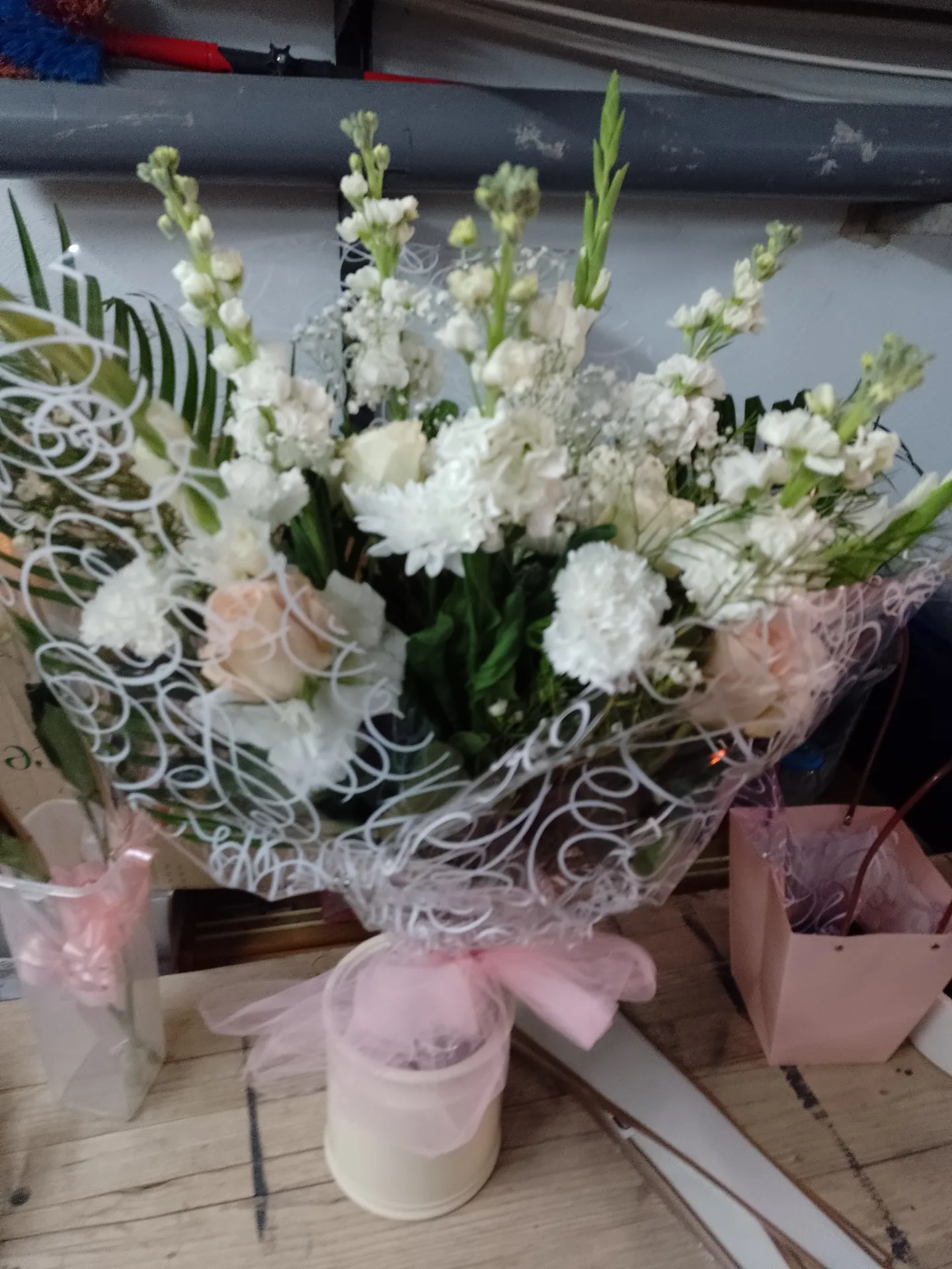 A hand-tied bouquet by Blooming Marvellous