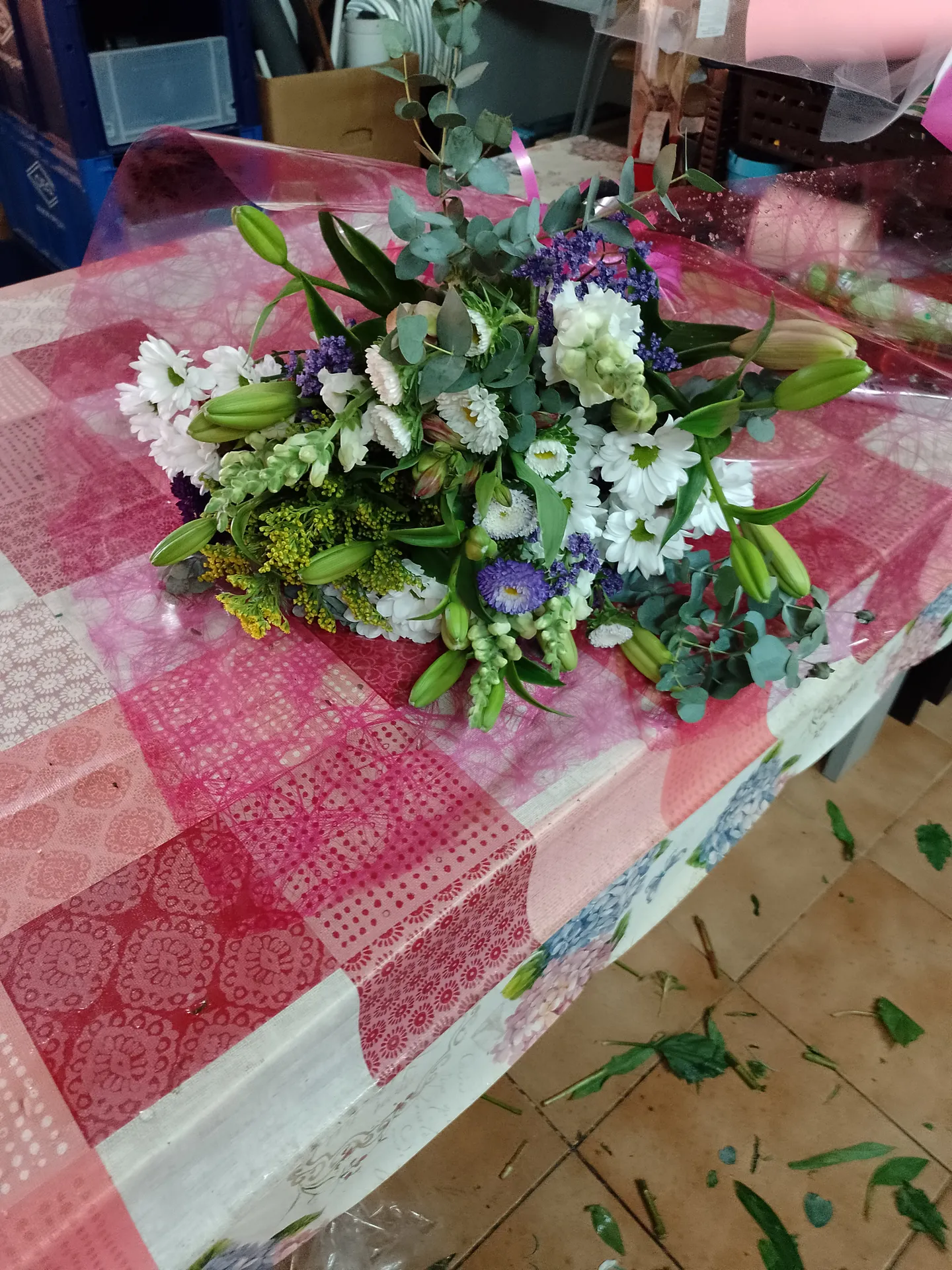 A hand-tied bouquet by Blooming Marvellous
