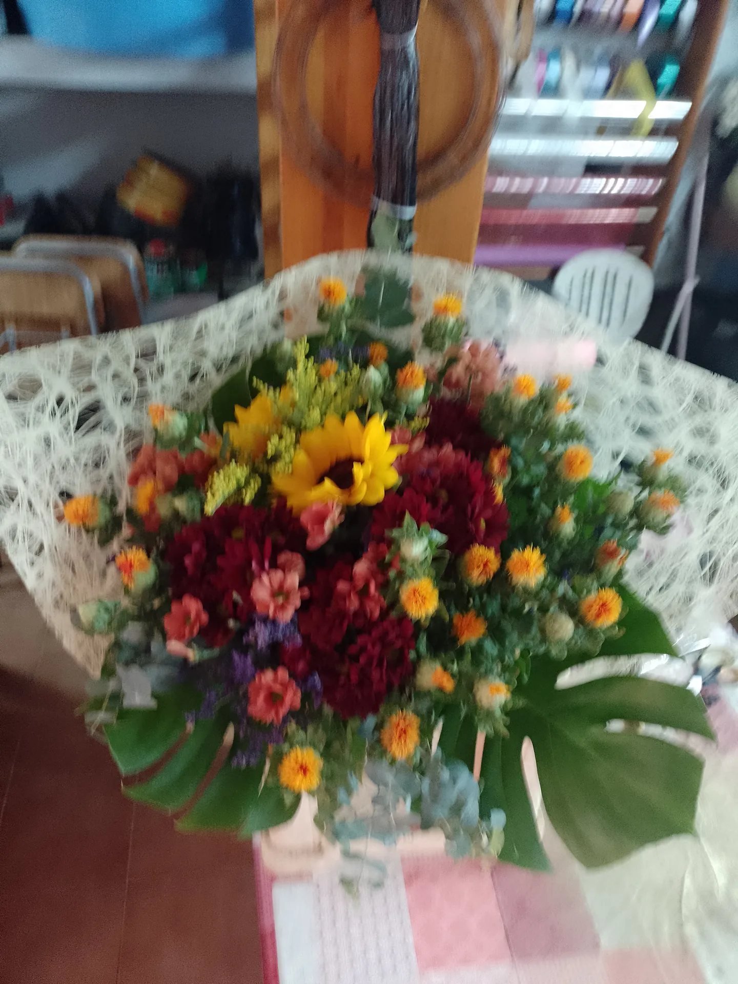 A hand-tied bouquet by Blooming Marvellous