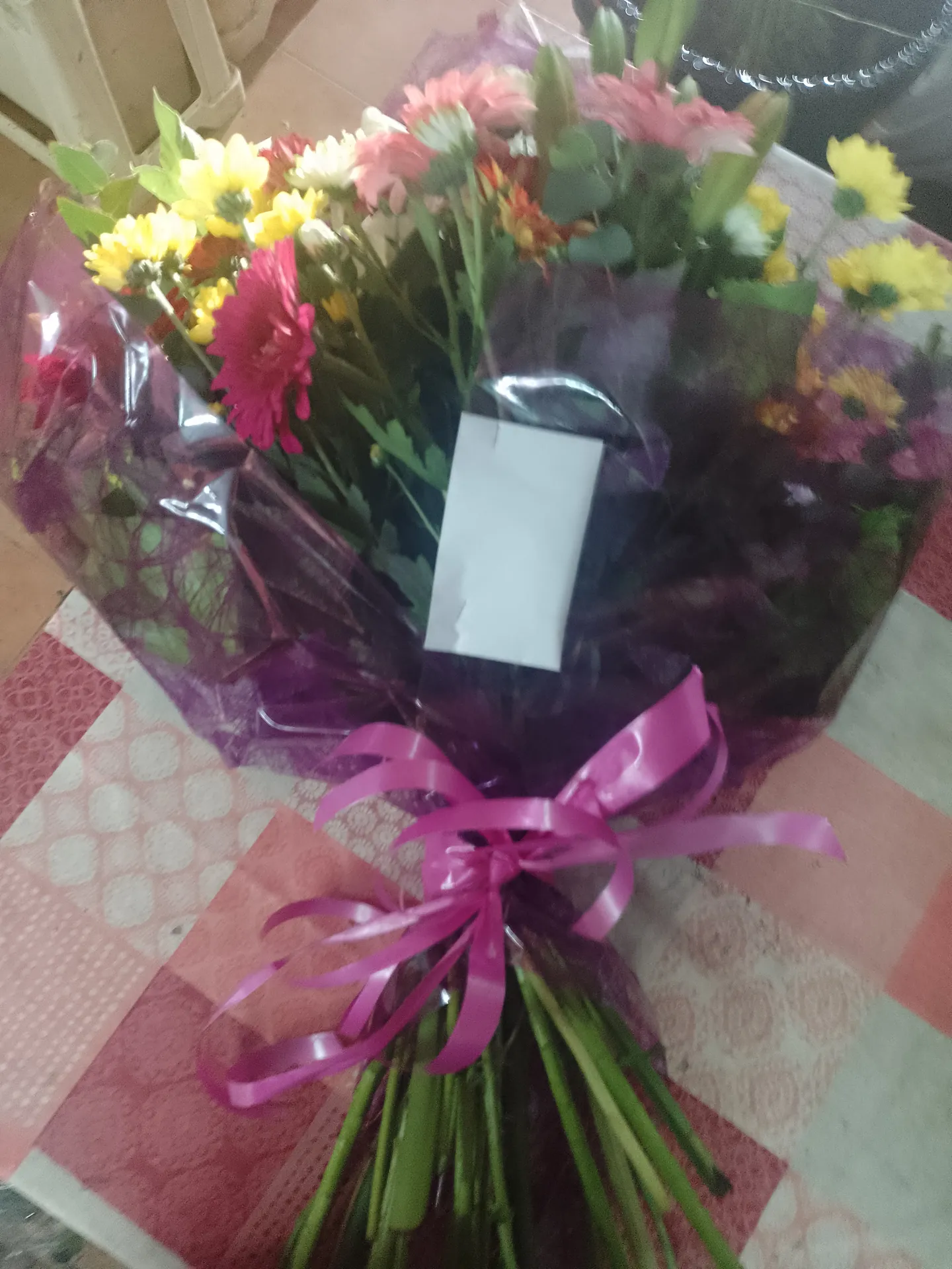 A hand-tied bouquet by Blooming Marvellous