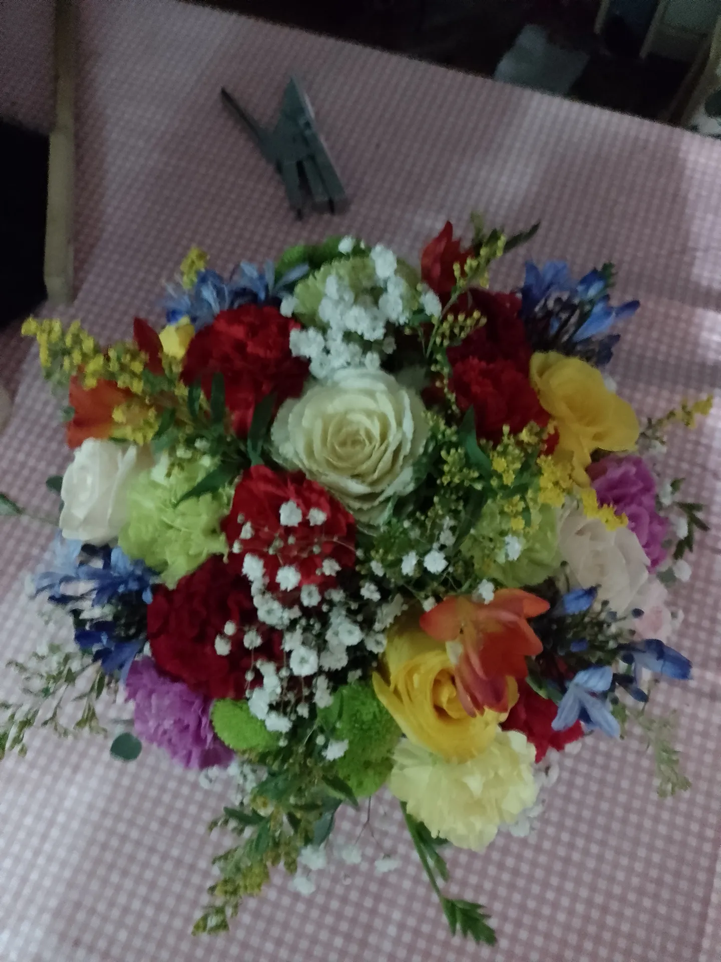 A hand-tied bouquet by Blooming Marvellous