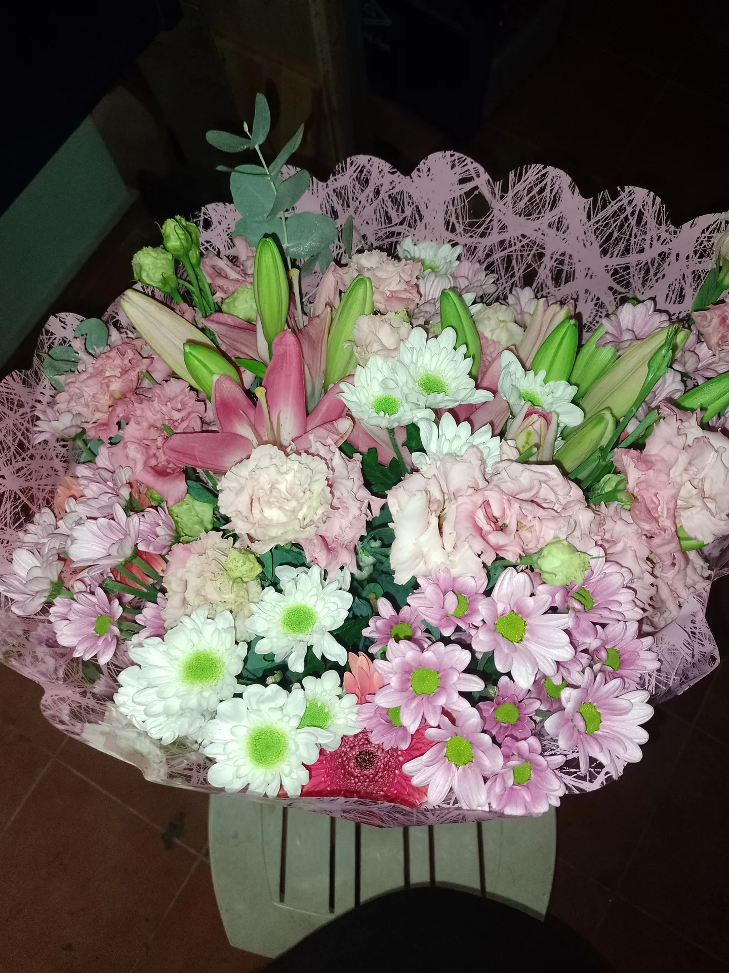 A hand-tied bouquet by Blooming Marvellous