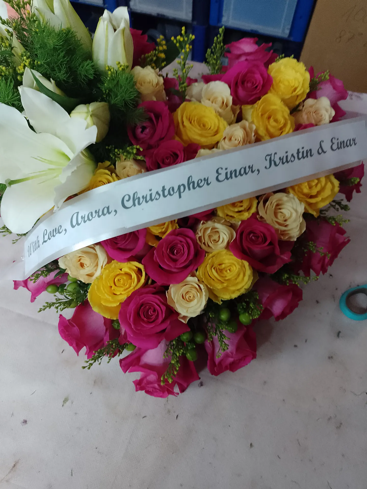 A funeral tribute by Blooming Marvellous