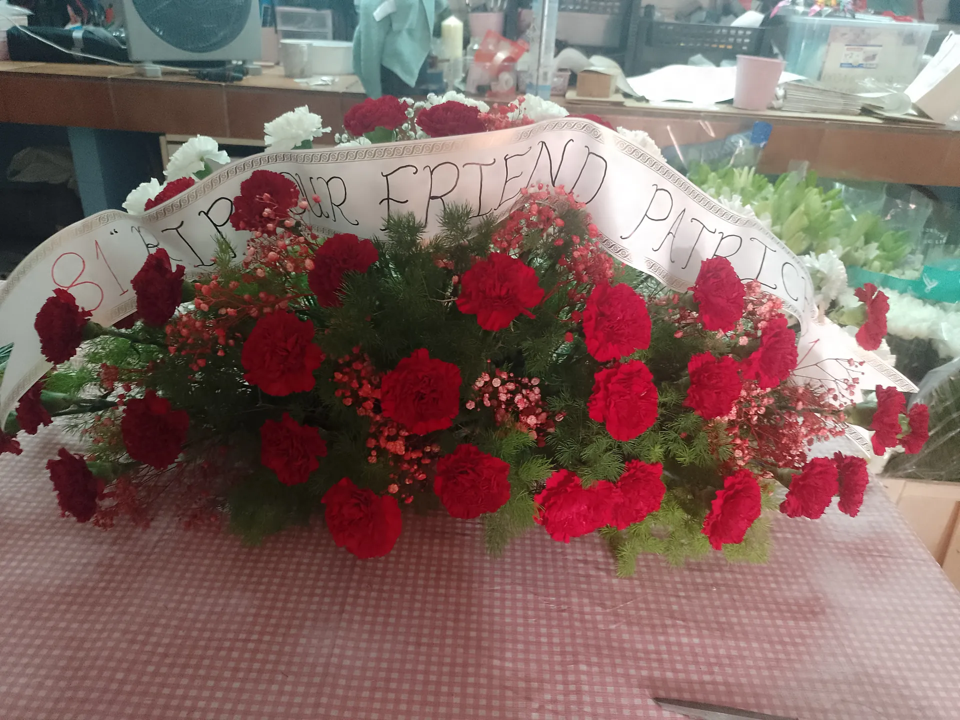 A funeral tribute by Blooming Marvellous